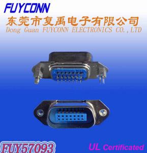 Wholesale 50 Pin Centronic Connectors , Straight Angle PCB Male Connector Certified UL from china suppliers