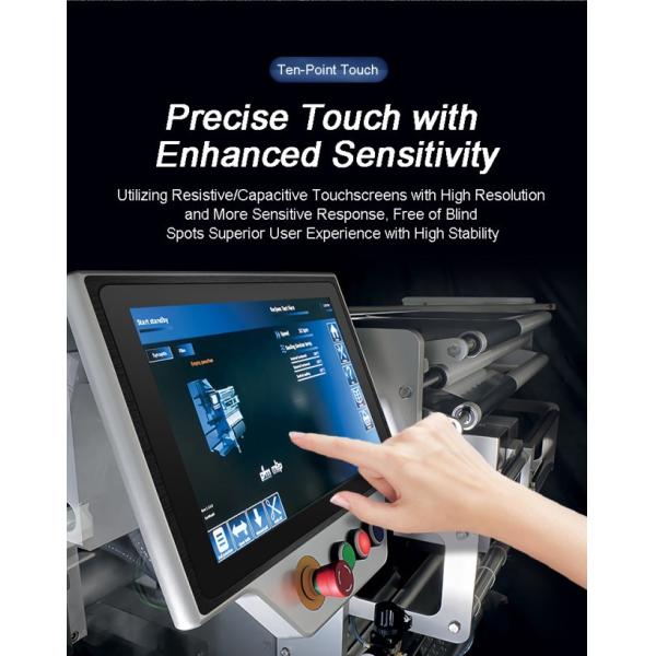 17 inch Full-Metal High-Definition Industrial Displays Various Inch Embedded Resistive Touch Screen