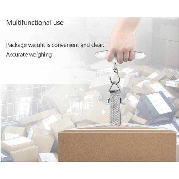 Mini Electronic Hanging Luggage Scale 50kg LCD Digital Weighing Scale Stainless Steel ABS Material OEM Small Hanging Scales