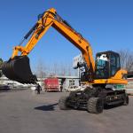 Yellow Wheel Crawler Excavator 9 Ton Hydraulic Compact Excavator