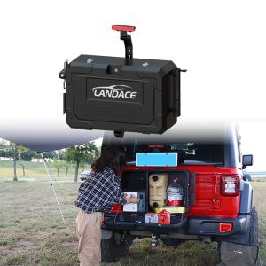 Wholesale Black 4*4 Off Road Aluminum Alloy Case Camping Kitchen Box Storage Box for Jeep Wrangler from china suppliers