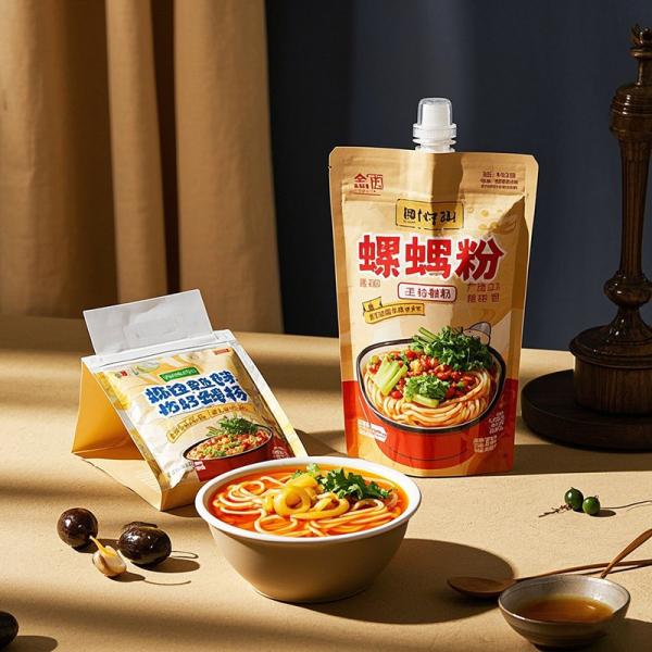 Luosifen Soup Spout Pouch | Leak-Proof Packaging Prevents Spills & Soggy Noodles