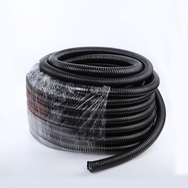 Pvc Jacket 1/2" 3/4" Metal Flexible Conduit Black Protect Electrical Wire Zero