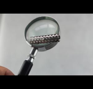 Wholesale Silver Perforated Exhaust Tubing Round Hole Shape Eco Friendly Architecture from china suppliers