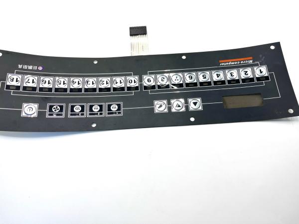 Key Pad Instrument Membrane Switch Manufacturer With 2.54MM Pitch Female