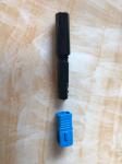 SC UPC FTTH Fast Connectors 55mm 50mm 0.2dB Blue Quick Field Assembly
