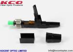 RoHS FC APC Fiber Optic Fast Connector , Quick Assembly Connector SM G765D G657A