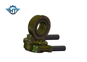 Wholesale Envelop Dual Axis Worm Gear Slew Drive With 12vdc Electrical Motor , Long Life from china suppliers