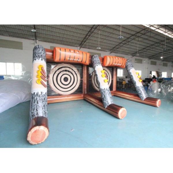 Interactive Sport Shooting Games Inflatable Axe Throwing Sticky Tossing Game For Adult And Kids