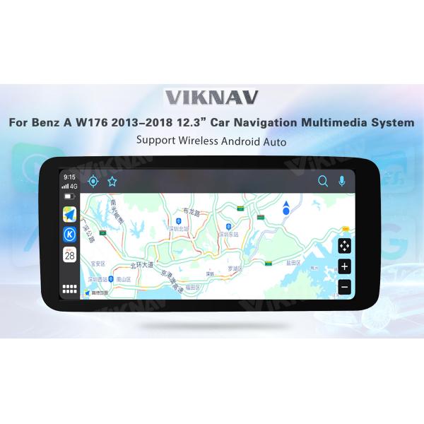 Viknav 12.3 Inch Android For Benz A W176 CLA C117 GLA X156 G W463 2013-2018 GPS Car With Screen Radio Player (NTG5.0)