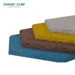 Modern Style Cement Fiber Wall Panel 15mm/20mm thickness wool wood acoustic