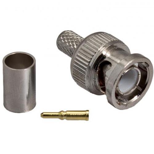 BNC Male Monitor Camera Coaxial Cable Connector Crimp Type For RG59 Coaxial