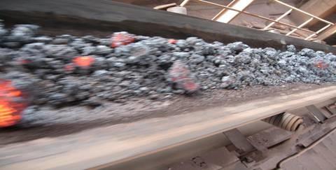 Heat resistance EP200 rubber conveyor belt suitable for conveying hot material