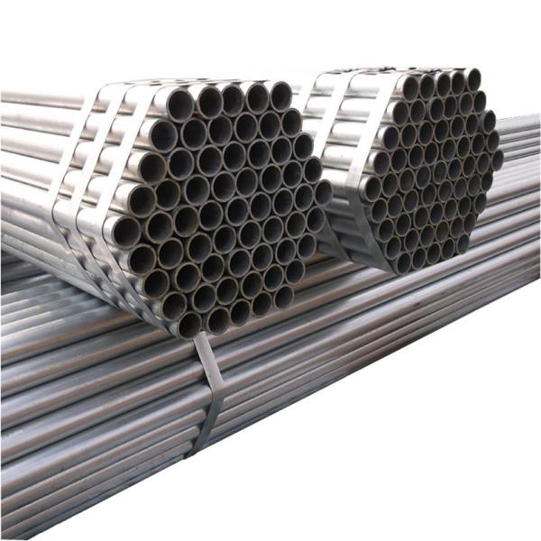 Zinc Coated Galvanized Gi Pipe , DN15 DN20 DN25 Galvanised Steel Tube For