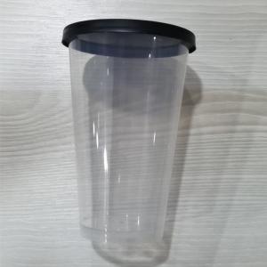 Wholesale 16 Oz 500 Cc Translucent PP Modern Cups Plastic Takeaway Coffee Cups Food Grade Plastic Water Cups plastic water cups from china suppliers