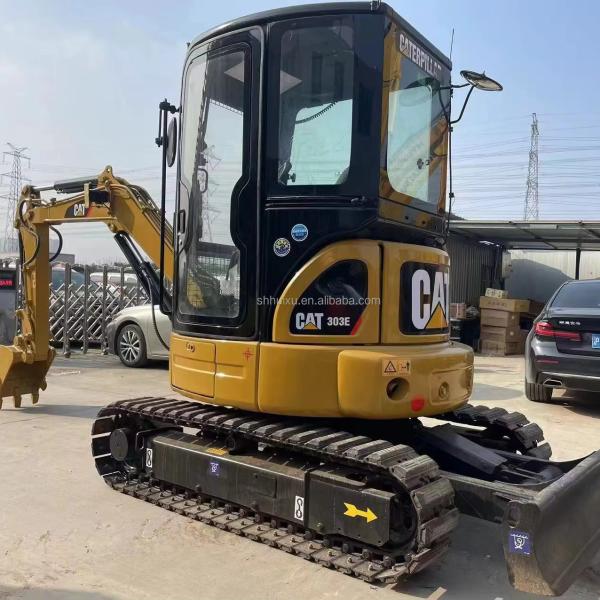 Used Cat 303E Second Hand Mini Cat 303 With High Performance 0.38m3 Bucket