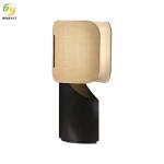 Iron Led Bedside Table Lamp E26 For Showroom