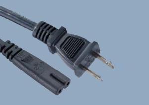 Wholesale UL CUL CSA 15A 125V 2 Prong NEMA 1-15P TO IEC 320 C7 Plug American UL Power Cord Lead from china suppliers