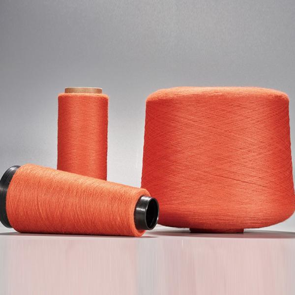 300D Polyester Vortex Viscose Rayon Filament Yarn Blended 30S/2 75D/24F Viscose Dyed Yarn