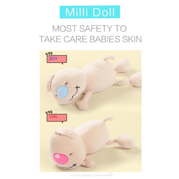 Millidoll Original colour cotton Antibacterial babies sleeping toy