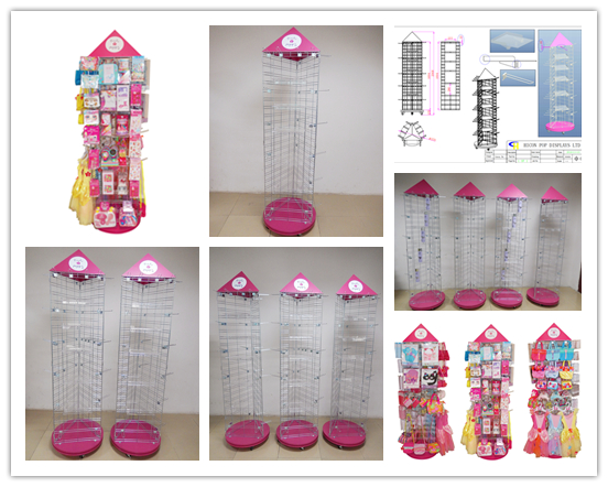 Coffee Shop Display Furniture POP Coffee Bag or Mug Display Rack