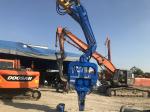 2750RPM 2.75T Blue Sheet Pile Driving Equipment 12M Piling Depth