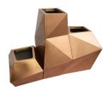 Customized stainless steel rectangle flower planters