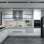 Waterproof Complete Kitchen Cabinet with Modern Design and Lacquer Surface