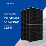 605W Full Black 625W Bifacial Type N 630W Mono Panel Pv Modul 620 Watt Junction