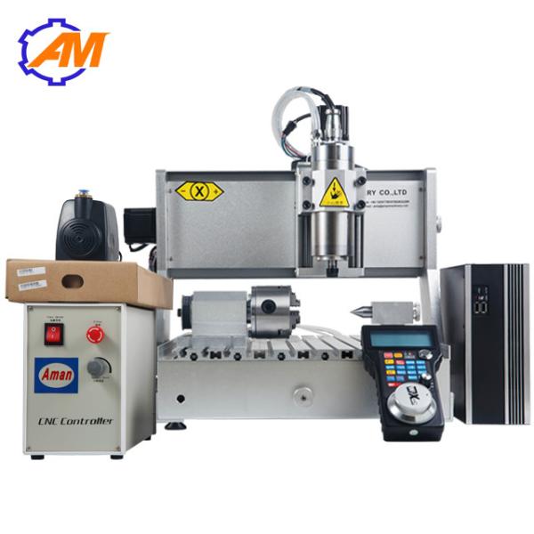 Low price cnc hard wood router ball screw 4axis 3040 spindle motor mach3 cnc