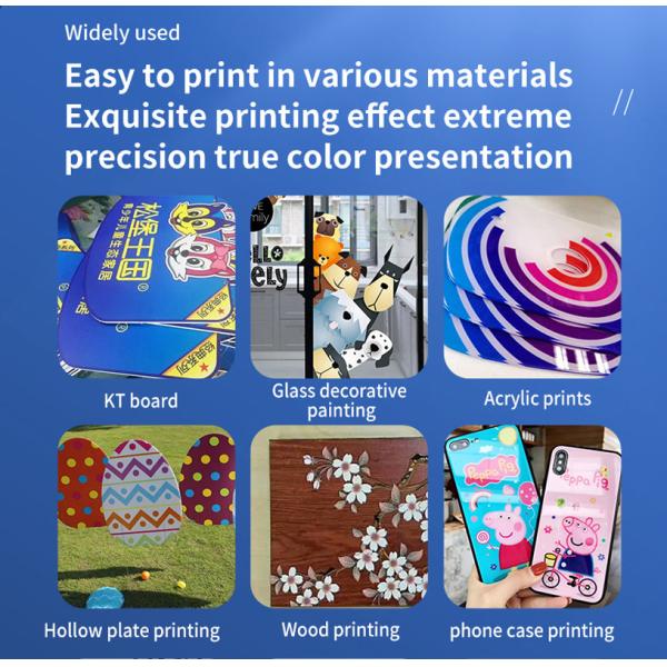 Digital Flatbed Printing Equipment custom Flat Bed UV Printing Machine