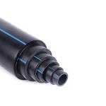 Plastic Black HDPE Water Supply Pipe 500mm 650mm 800mm Polyethylene Sewage