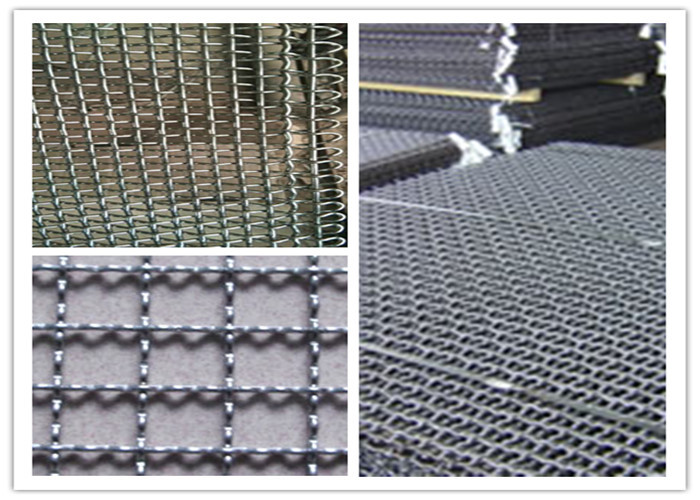 Heavy Type 18mesh 4.05mm Crimped Mesh For Coal Construction Mine