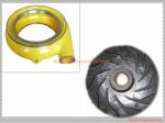Wear Resistant Centrifugal Slurry Pump Impeller High Chrome cast iron, rubber