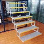 DIY Overland Expedition RVs 7 Steps 1700mm Floor Height Swing Stairs with 70W