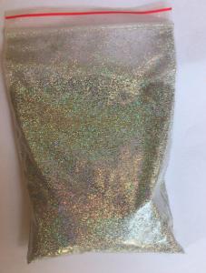 Wholesale Nail Polish Silver Color Holographic Glitter Pigment PET Powder Chinese Supplier from china suppliers