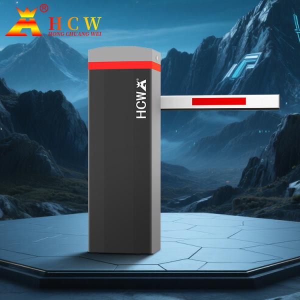 HCW Parking Barrier Gate High Speed Brushless Motor 150W Automatic with Led