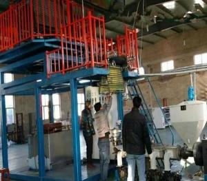 Wholesale Durable Monolayer Blown Film Machine , Rotary Blowing Machine For PVC Film from china suppliers
