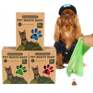 China HDPE EPI D2W Eco Friendly Dog Waste Bags Customized Roll Design on sale
