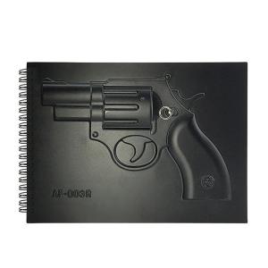 Wholesale Black Customized Font Notebook Universal Writing Gun Knife Tactical Hard Cover Paper Notebook from china suppliers
