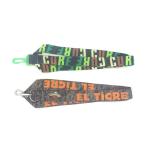 Personalized Advertising Dye Sub Lanyards , Colorful Polyester Id Card Lanyard