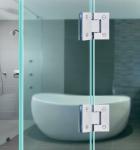 Long Lasting Stainless Steel Shower Hinge Thickened Wear Resistance