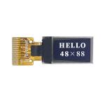 0.5 Inch PMOLED Display Module , 48X88 Resolution, 14pins IIC Interface, Driving