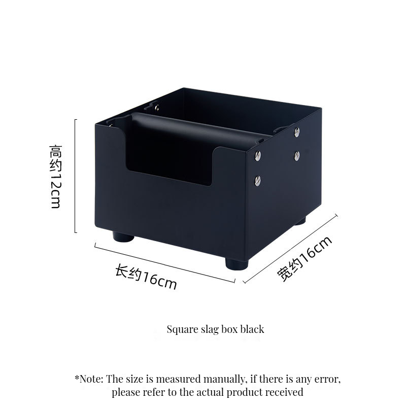 Non Slip Base Food Safe Silicone Coffee Knock Box Tamper Mat with Removable Knock Bar