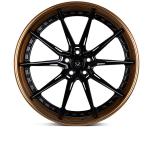 Forged 3 Piece Wheels 24inch Polished Bronze Lip Gloss Black For RS5 Rims