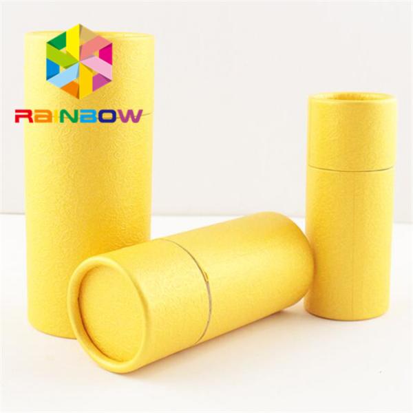 Wax Bottle Paper Box Packaging Cosmetics Push Up Tube Customized Recycled Materials