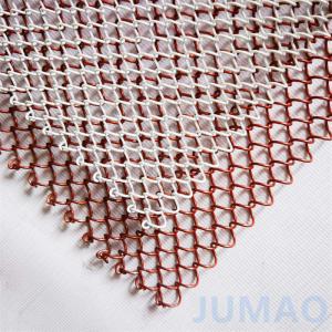 Wholesale 0.8mm To 3mm Wire Diameter Metal Mesh Curtains With Sprial Technology from china suppliers