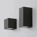 Squaer Wall Mounted Led Spotlights , 6000K 6w Black Wall Mount Light Fixture