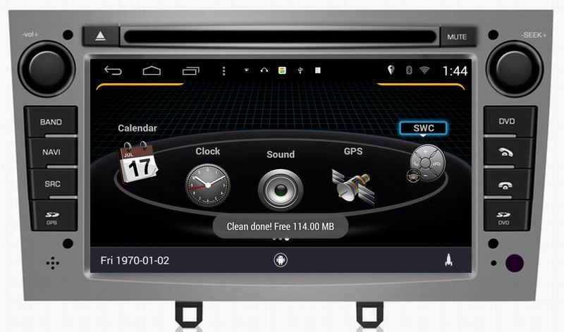 ouchuangbo car video dvd multimedia s160 for Peugeot 408 with android 4.4 gps bluetooth iPod