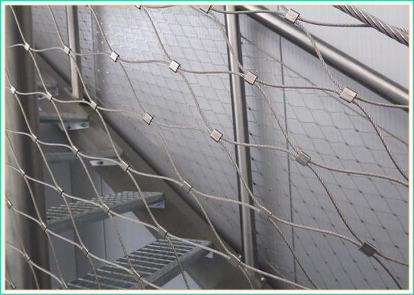 Hand Woven Stainless Steel Safety Net Corrosion Resistant With 1.2mm-3.2mm Wire